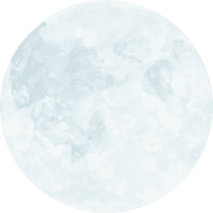 A full moon with green background